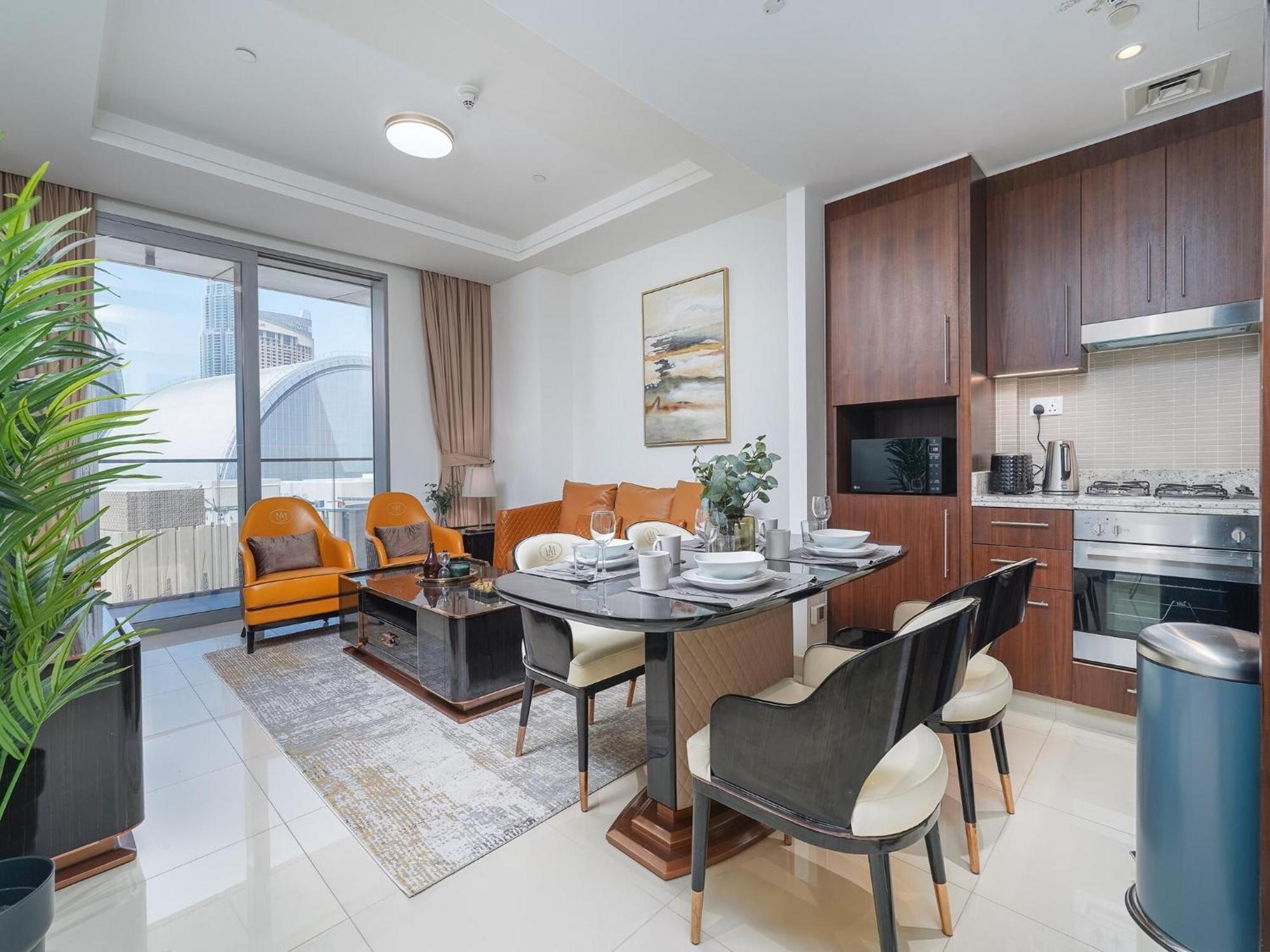 Luxurious Stylish Apartments Across Dubai Mall Burj Khalifa City Views Exterior foto